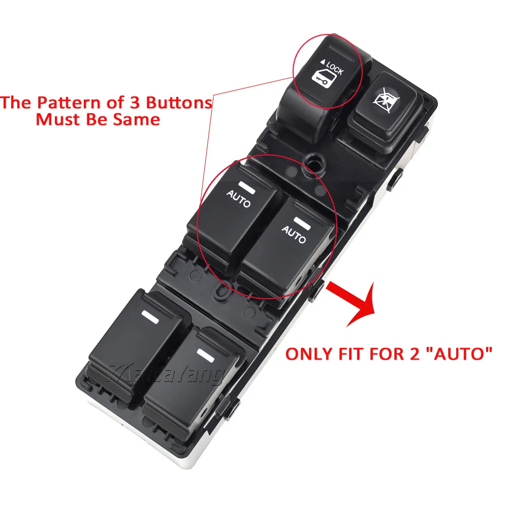 High end Front Left Power Window Switch Button For KIA Sorento 2010