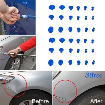 

36pcs Car Body Dent Removal Pulling Tabs Paintless Repair Tools Glue Puller Tabs
