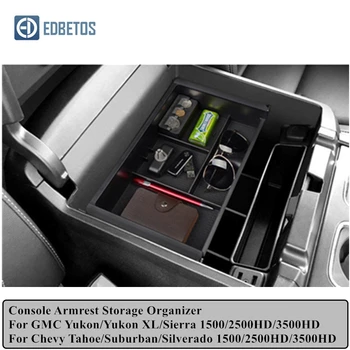 

For Chevy Tahoe / Chevy Suburban 2015 - 2020 Accessories Car Central Armrest Storage Box Auto Container Glove Organizer Case