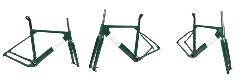 Sale Tideace 2019 Post mount Aero gravel Bicycle Frame S/M/L Disc Bike Carbon Gravel frame QR or thru axle 18