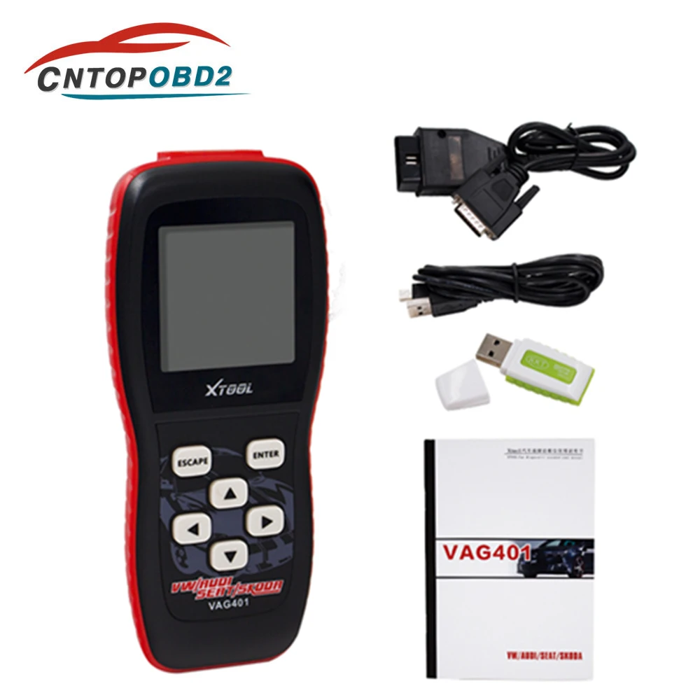 Диагностический сканер XTOOL VAG401 для AUDI/VW/SEAT/SKODA VAG 401 OBD2 OBD бесплатное обновление