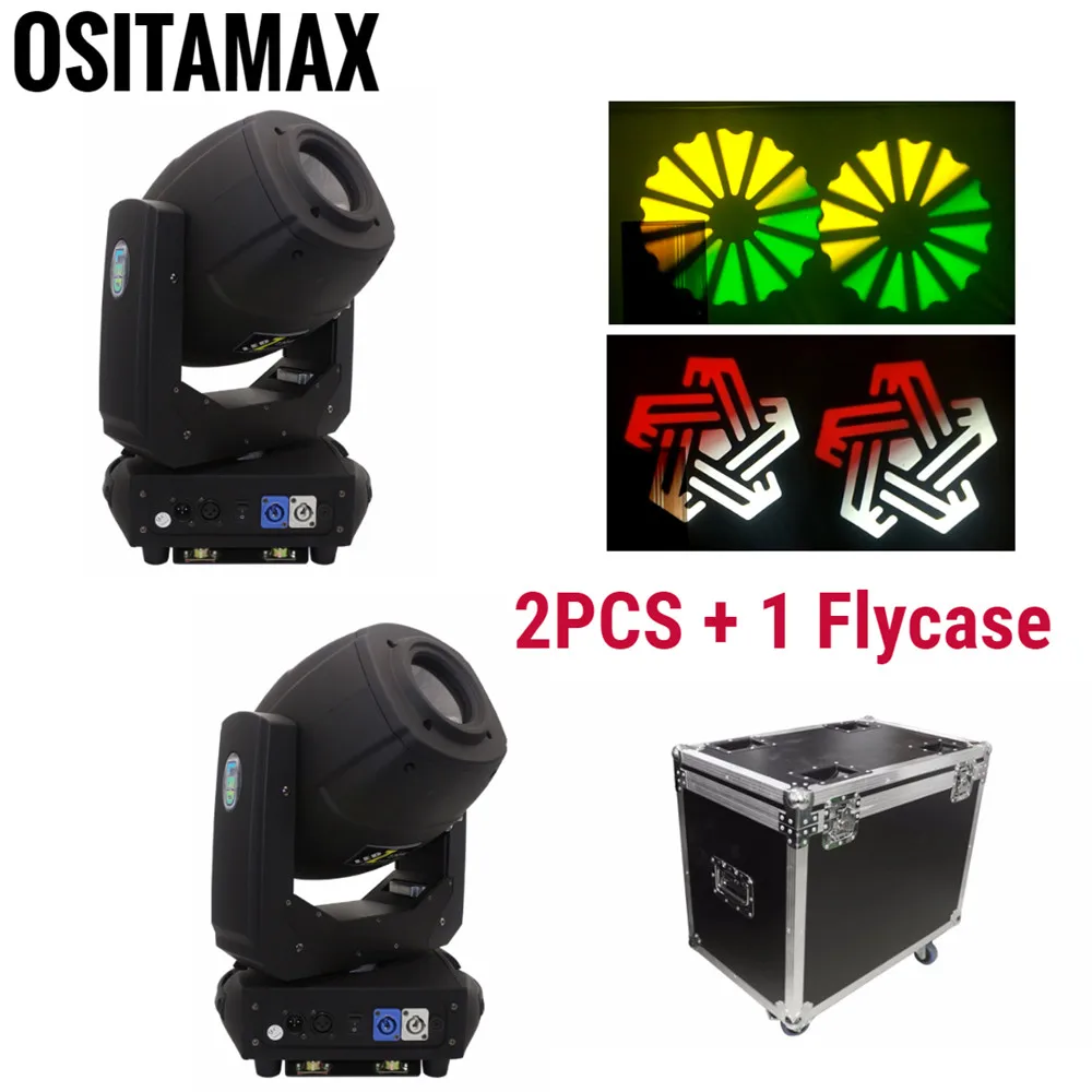 2 + Flycase 230 Вт DJ Светодиодный прожектор с движущейся головой Gobo светильник увеличение луча двойная Призма DMX сценический светильник ing Disco Moving ... 2 + Flycase 230 Вт DJ Светодиодный прожектор с движущейся головой Gobo светильник увеличение луча двойная Призма DMX сценический светильник ing Disco Moving ...