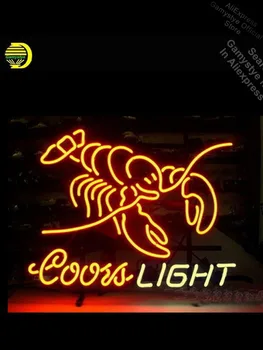 

Neon Sign Coors Light Lobster neon Light Sign Handcrafted Real Glass Advertisement Sign Lighting Shopping Hall Sign Neon Lamp