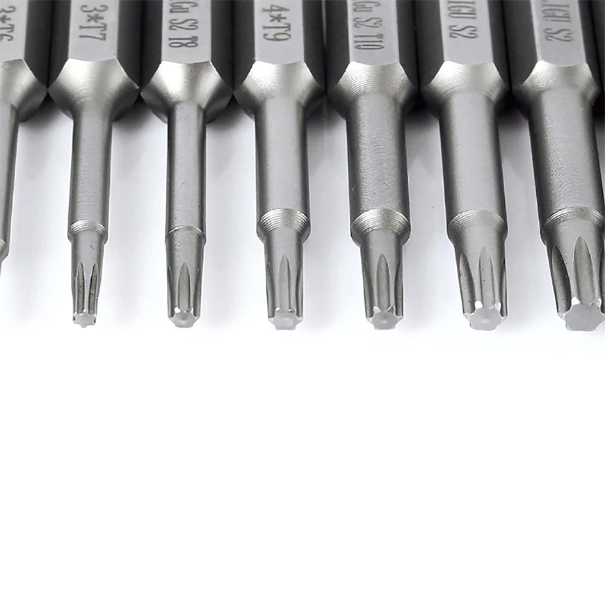 Mèche Torx Magnétique Solide De 100mm De Long, 1 Pièce, T8 T9 T10 T15 T20  T25 T30 T40, Foret De Sécurité Incassable, Embouts De Tournevis Torx -  Outil Pièces - AliExpress