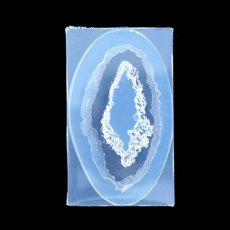 Кристалл Кварцевый Рок кластер Geode Druzy Драгоценный Камень формочка для