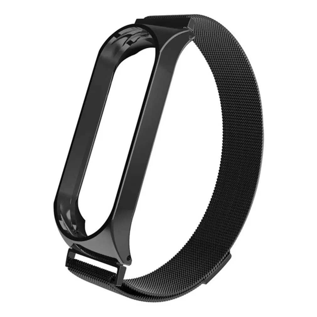 

Stainless Steel Band Replacement Accessories for Xiaomi 3/4 Milanese Bracelet Strap Wristband with Unique Magnet Lock