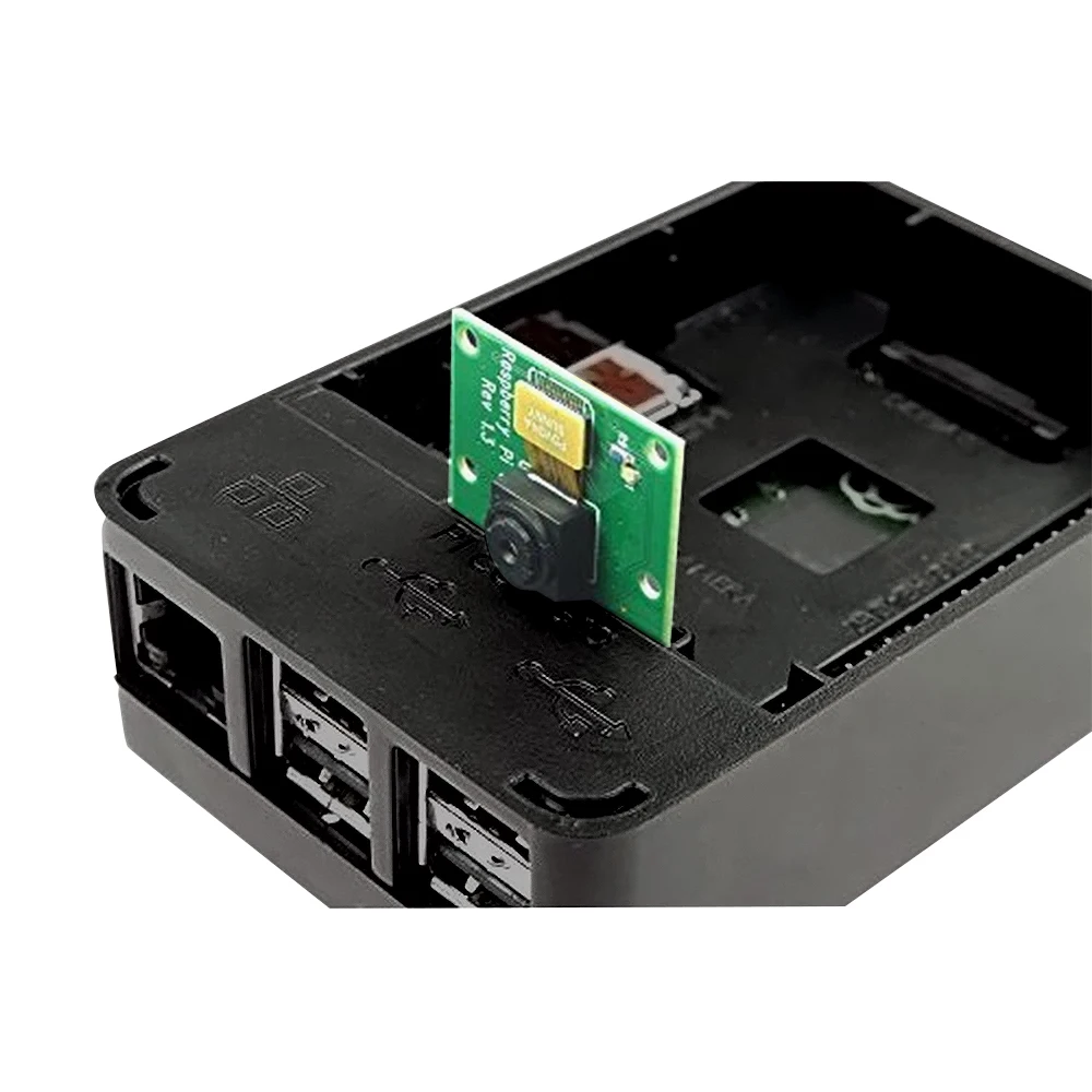 Официальный Оригинальный чехол для raspberry pi 3b + аксессуары 3 черный защитный с