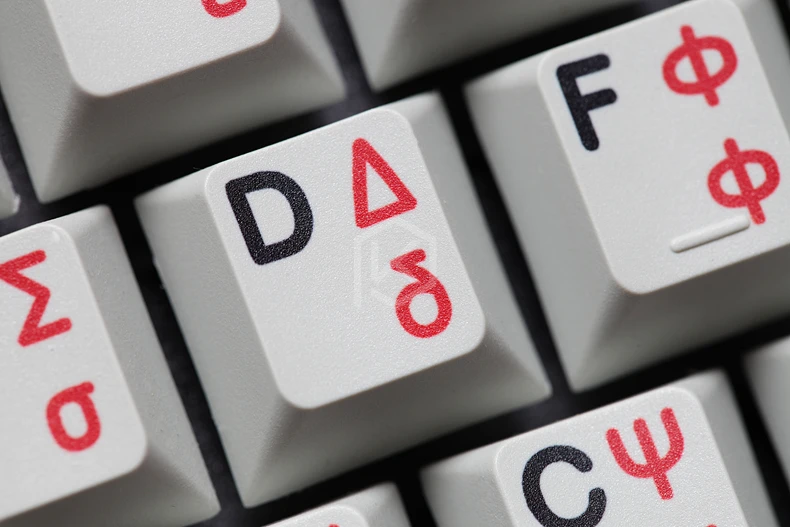 Kpreofficial 139 греческий корень язык надпись вишневый профиль краситель Sub Keycap PBT для