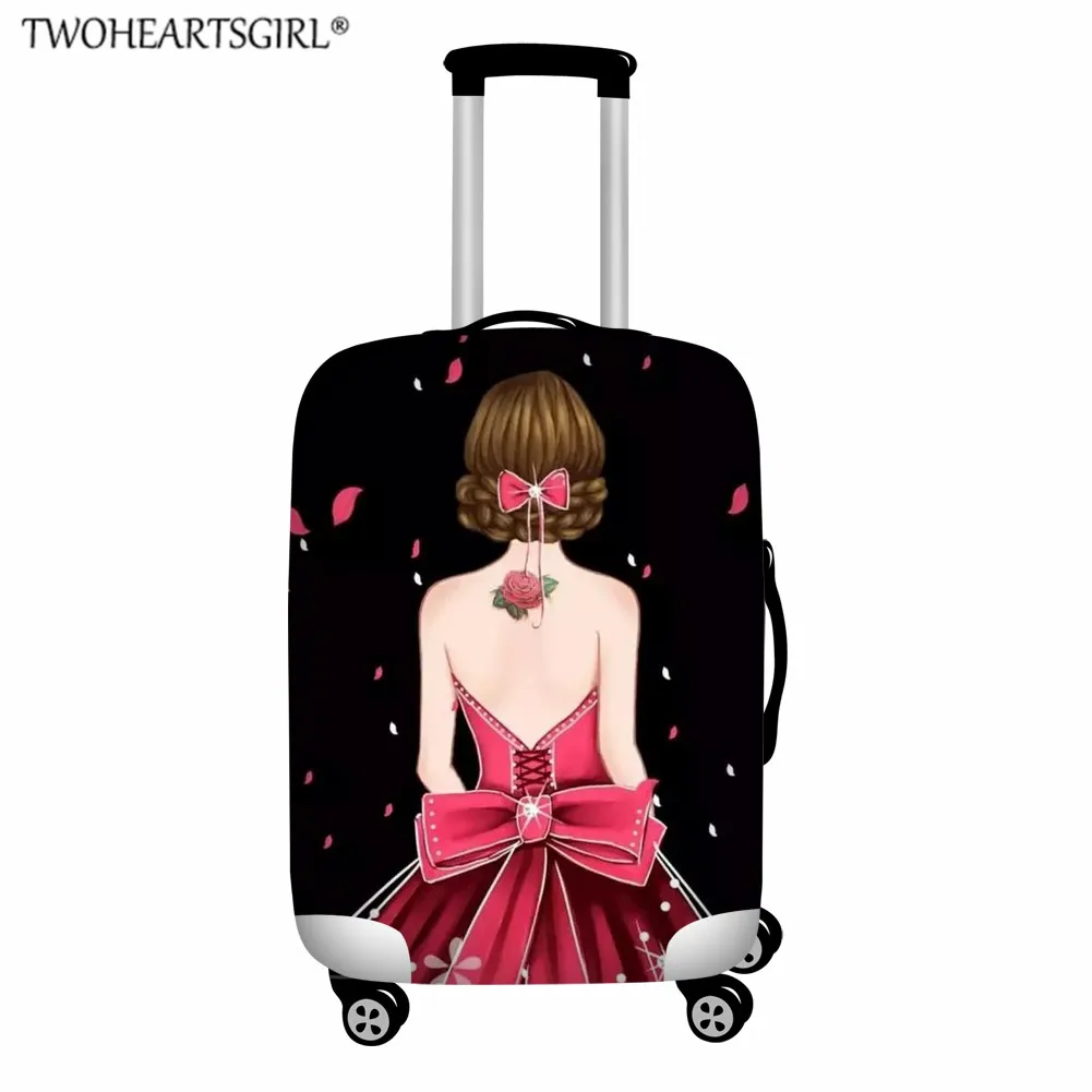 TWOHEARTSGIRL для девочек-подростков, защитный чехол для багажа, Модный чехол на колесиках, пылезащитный чехол для женщин, Чехол для багажа "18-30" дюймов - Цвет: Z5655