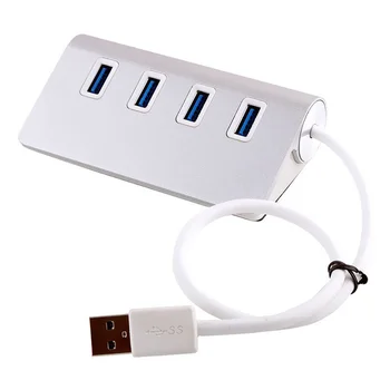 

4-Port USB 3.0 Ultra Slim Data Hub for Macbook, Pro/mini, iMac, Surface Pro, XPS, Notebook PC, USB Flash Drives etc