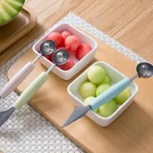 Aliexpress - 2 In1 Stainless Steel Fruit Ice Cream Spoon Cut Fruit Segmentation Carving Knife Shovel Spoon Household Kitchen Accessories