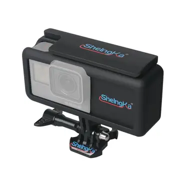 

New 2300mAh External Battery With Camera Case Side Type-C For GoPro Frame Phones with Hero For Mobile 5/6/7Black Powerbank Y1I3
