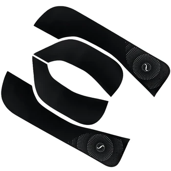 

for Tesla Model 3 Door Anti-Kick Mat Leather Matte Black Protector(4 PCS/Set) Car Interior Accessories