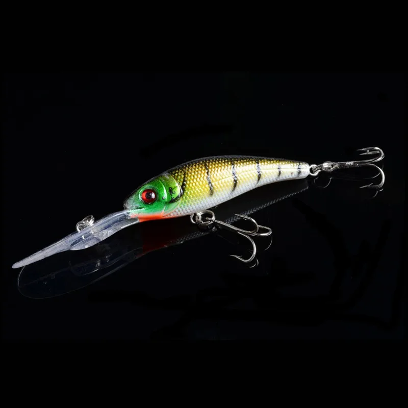 1Pcs Minnow Hard Fishing Lures 3D Eyes 100mm 7.8g Aritificial Plastic Baits Wobbler Crankbait Isca Pesca swimbait | Спорт и