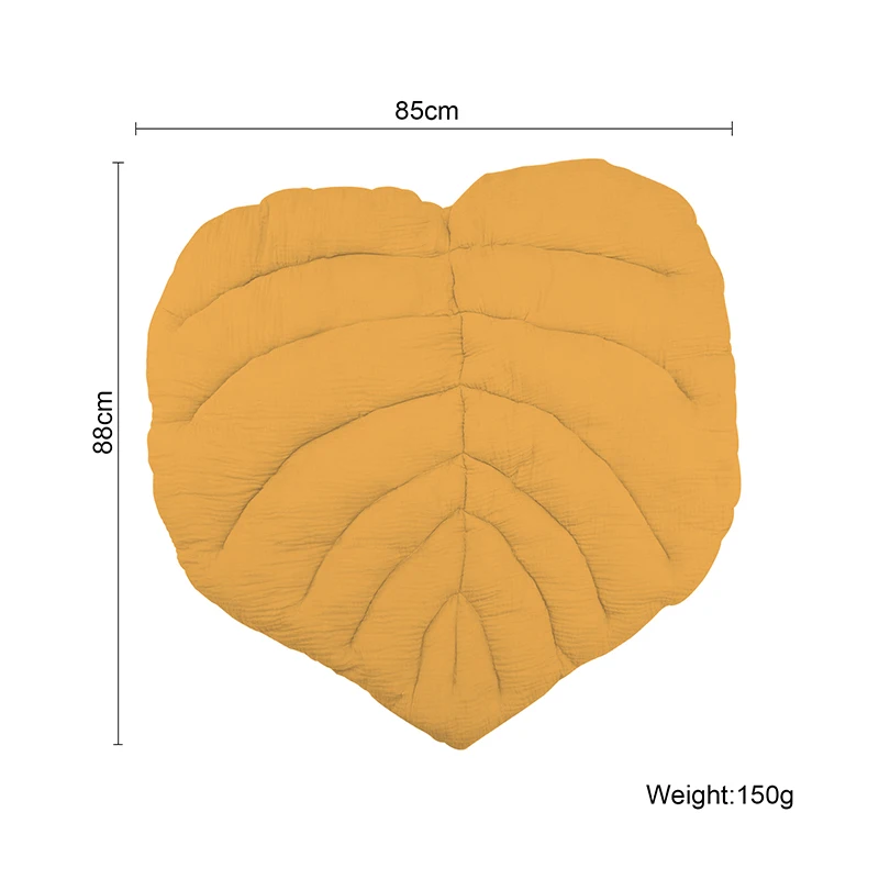 Baby Wooden Teether Gym Play Toys Cotton Leaves Mat Natural Wooden Rodent Stroller Chain Hanging Baby Toy Mobile Bed Holder Gift