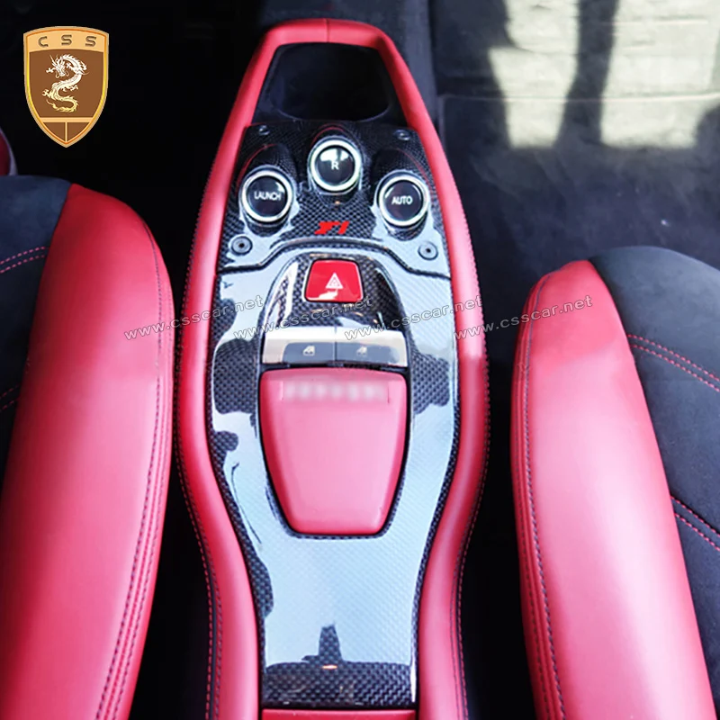 Для Ferrari 458 сухой подлокотник из углеродного волокна Центральная панель
