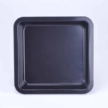 

8 Inch Square Carbon Steel Cake Tin Pizza Loaf Baking Pan Tray Non-stick DIY Roasting Grilling Breads Cakes Cookies Biscuits