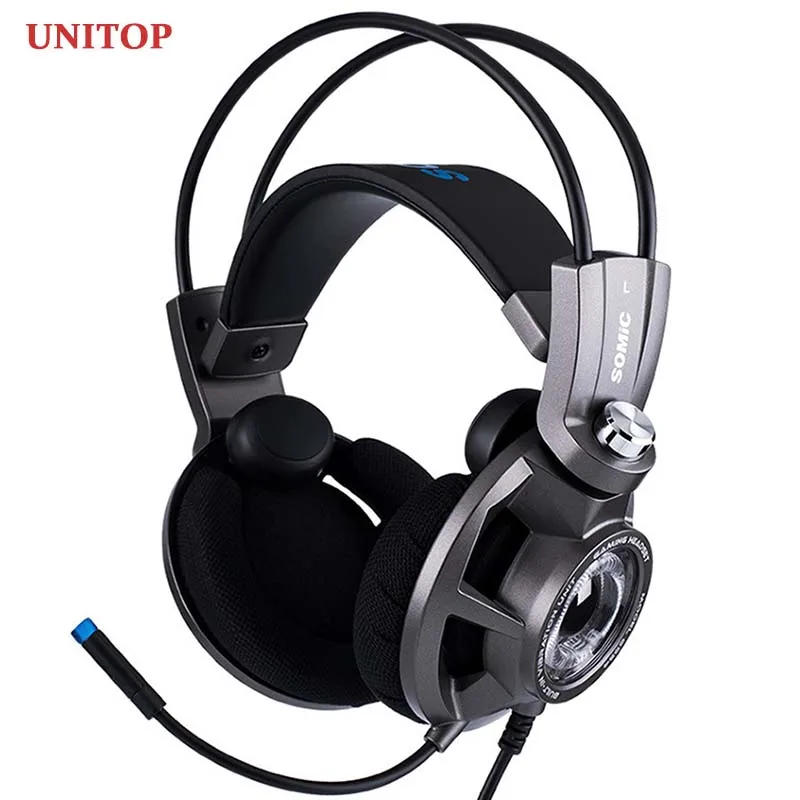 Игровая гарнитура UNITOP Somic G954 с активным шумоподавлением 7 1 виртуальным объемным