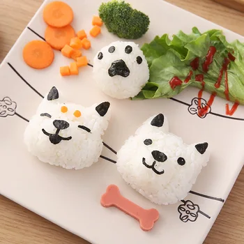 

Children Bento Puppy Rice Roll Animal Mould Sushi Rice Abrasives Small Useful Product DIY Household Kitchen Tools