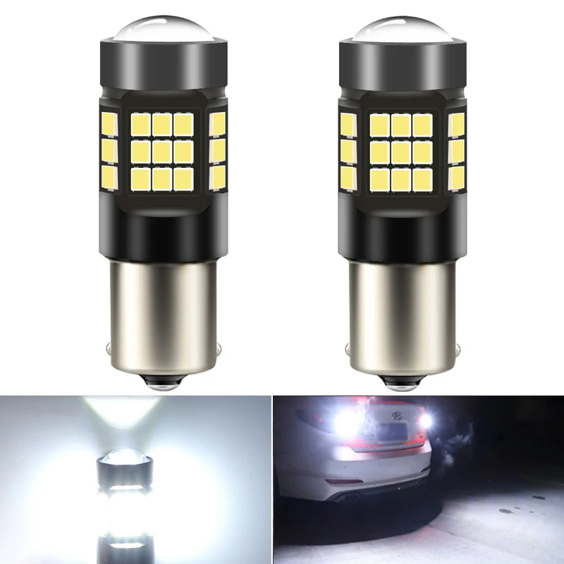 2X BA15S 1156 P21W Led 1157 7440 LED Backup Reverse Bulb for Hyundai Getz Tucson Santa i40 Sonata Accent i30 Solaris Creta ix25 |