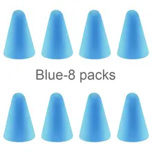 4 шт/8 шт пишущий протектор для Apple Pencil Противоскользящий бесшумный чехол, защитная крышка Замена для i Pad Pencil