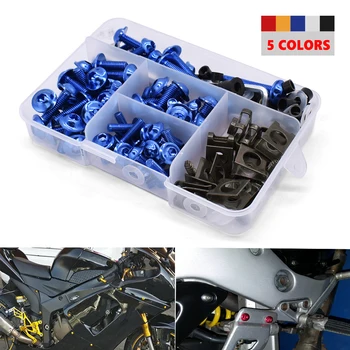 

Motorcycle Full Fairing Bolts Kit Screws Fastener Clips Screw Nuts For BMW r 1200 rt R1200S R1200ST S1000R Ducati SS750 SS800