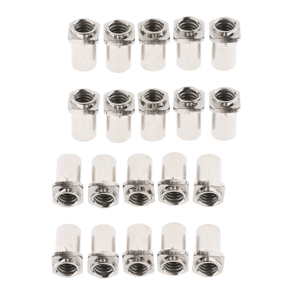 20pcs Drum Lug Swivel Nuts for Drum Set Replacement Accessory