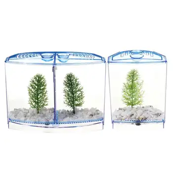 

Clear Fish Tank Breeding Hatchery House Incubator Aquarium Transparent Breeder Isolation Hanging Box Reptile Turtle Cage
