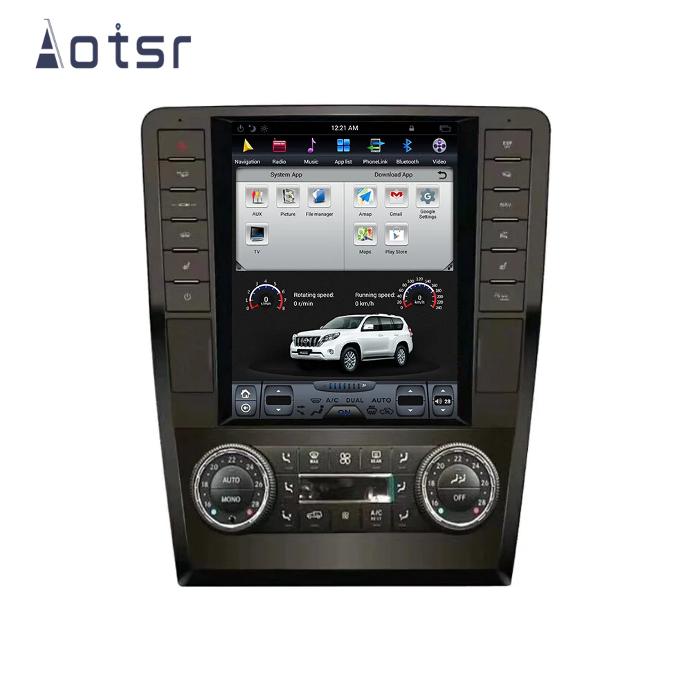 Tesla стиль Android 9 автомобильный gps-навигатор для Mercedes-Benz ML350 ML400 ML300 GL350 2005-2011 авто радио головное устройство магнитофон