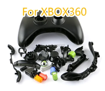 

1set Controller Housing Shell Set ABS Plastic Faceplates Buttons Kit For Xbox 360 Wired Gamepads