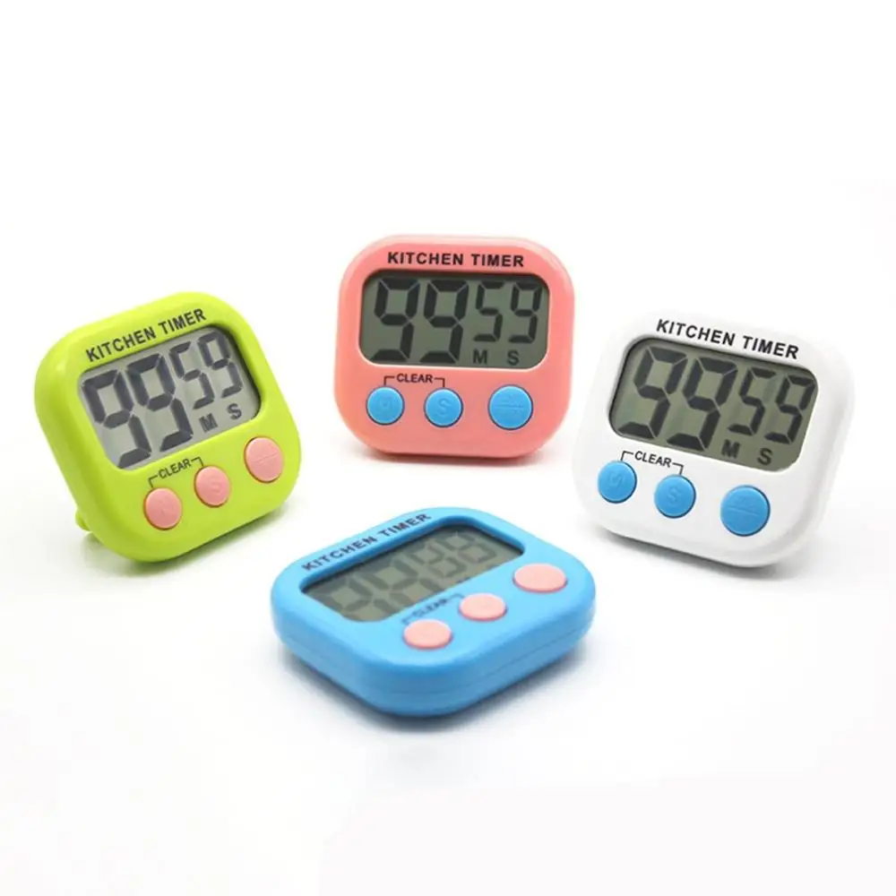 

Digital Kitchen Timer Household Large-screen Electronic Timer Portable Electronic Alarm Clock Cooking Baking Laboratory Timer