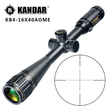 

KANDAR Gold Edition 4-16x40 AOME Glass Etched Mil-dot Reticle Locking Weapon Hunting Rifle Scope Tactical Optical Sight