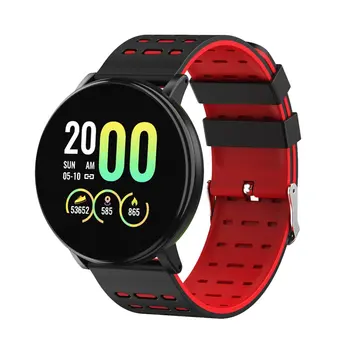 

New 119Plus Smart Fitness Bracelet Band With Measuring Pressure Pulse Meter Sport Activity Tracker Watch Wristband Clock Hours