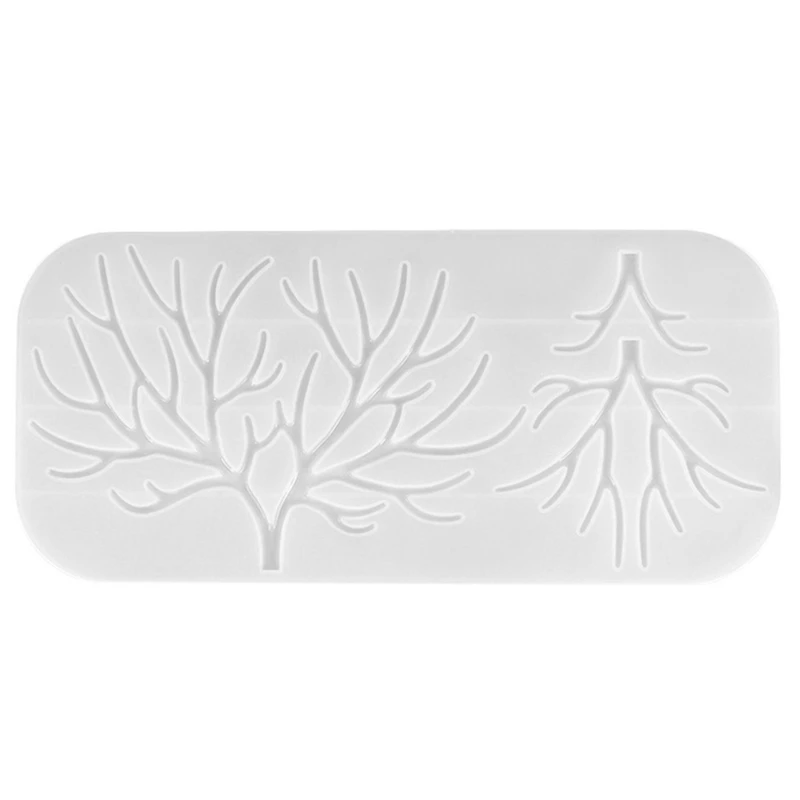 DIY Crystal Epoxy Silicone Mold Tree Branch Mirror Manual Swinging Table Resin | Украшения и аксессуары