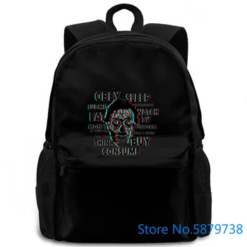

They Live Film Movie Cosplay Action Horror Chinese Japanese New Metal women men backpack laptop travel school adult