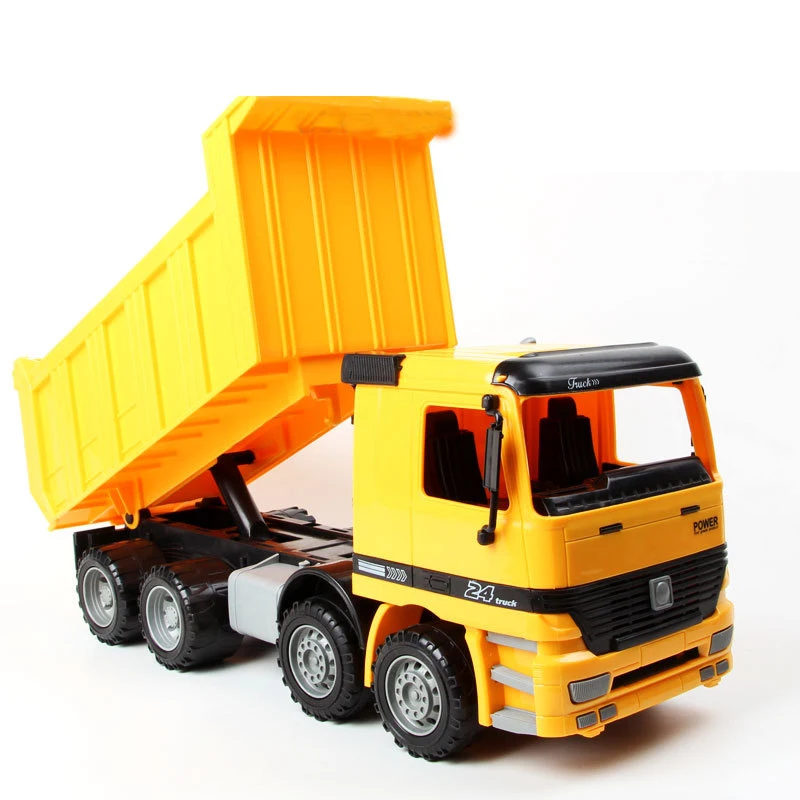 Beach large dump truck big truck inertial transport toy car model boy big truck children's toys