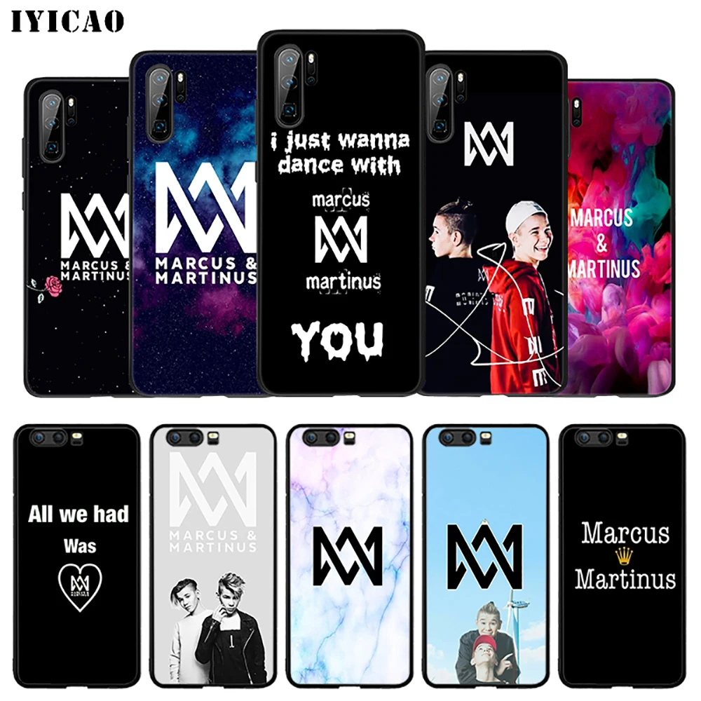 IYICAO Marcus &amp Martinus Soft Case for Huawei P30 P20 P10 P9 P8 P Smart Z Plus 2019 Lite Pro 2018 2017 2016 TPU |