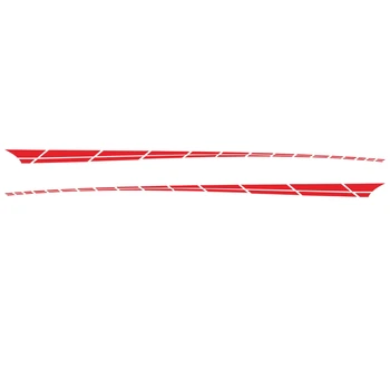 

Exterior Car Sticker PVC 300x14CM Waterproof Checkered Flag pattern Totem