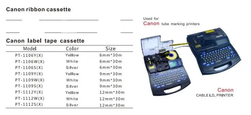 3 peças 6 9 12mm fita cassete