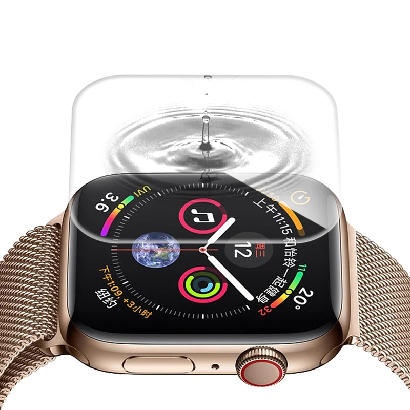Ремешок для apple watch band 42 мм 38 iwatch 5 44 40 10D HD защитная пленка экрана аксессуары часов 4