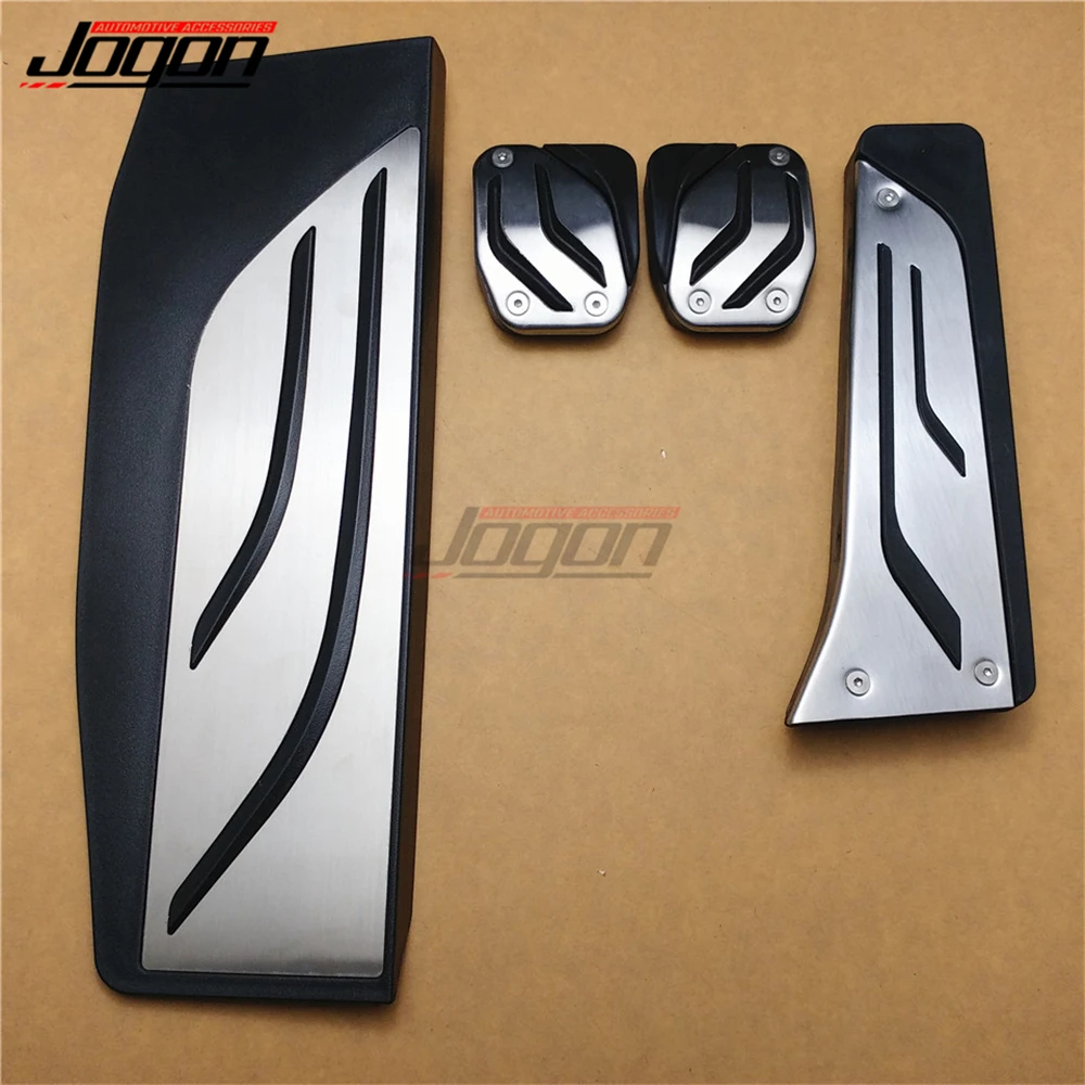 Gas Fuel Brake Footrest Foot Pedal Plate Pad AT Cover For BMW F30 F31 316i 318d 318i 320i 328i 335i 3 Series AT & MT LHD