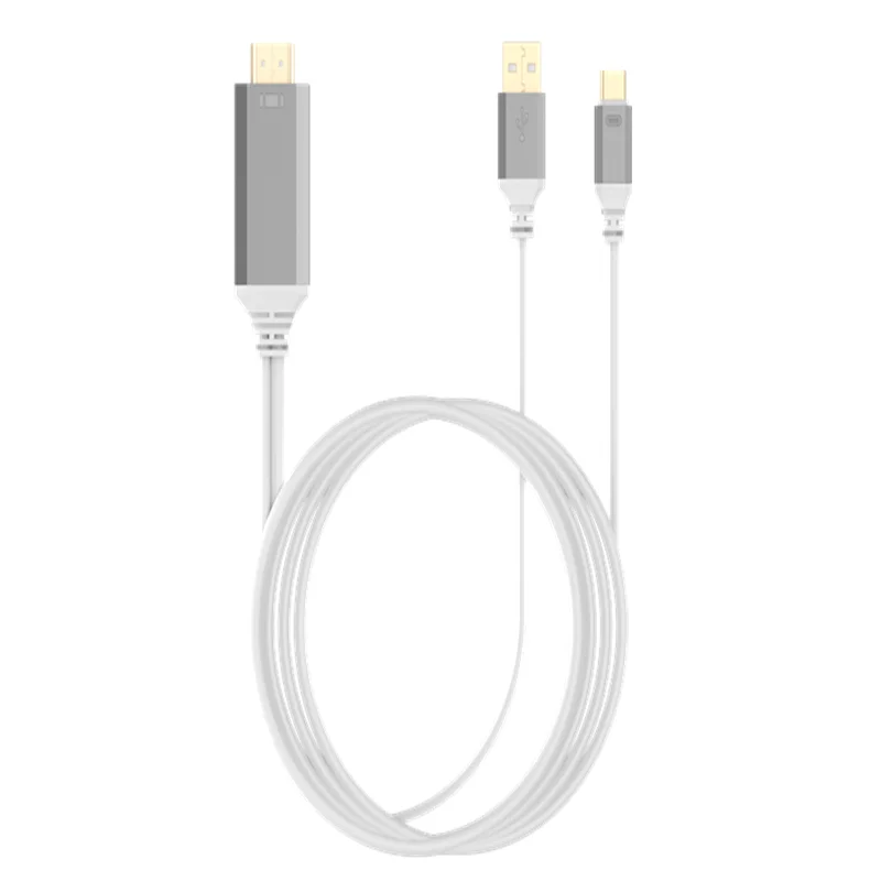 2M HD 4K USB 3,1 type-C к HDTV HDMI AV Кабель-адаптер для MacBook ///Pro IMac Pro USB C к кабель HDMI