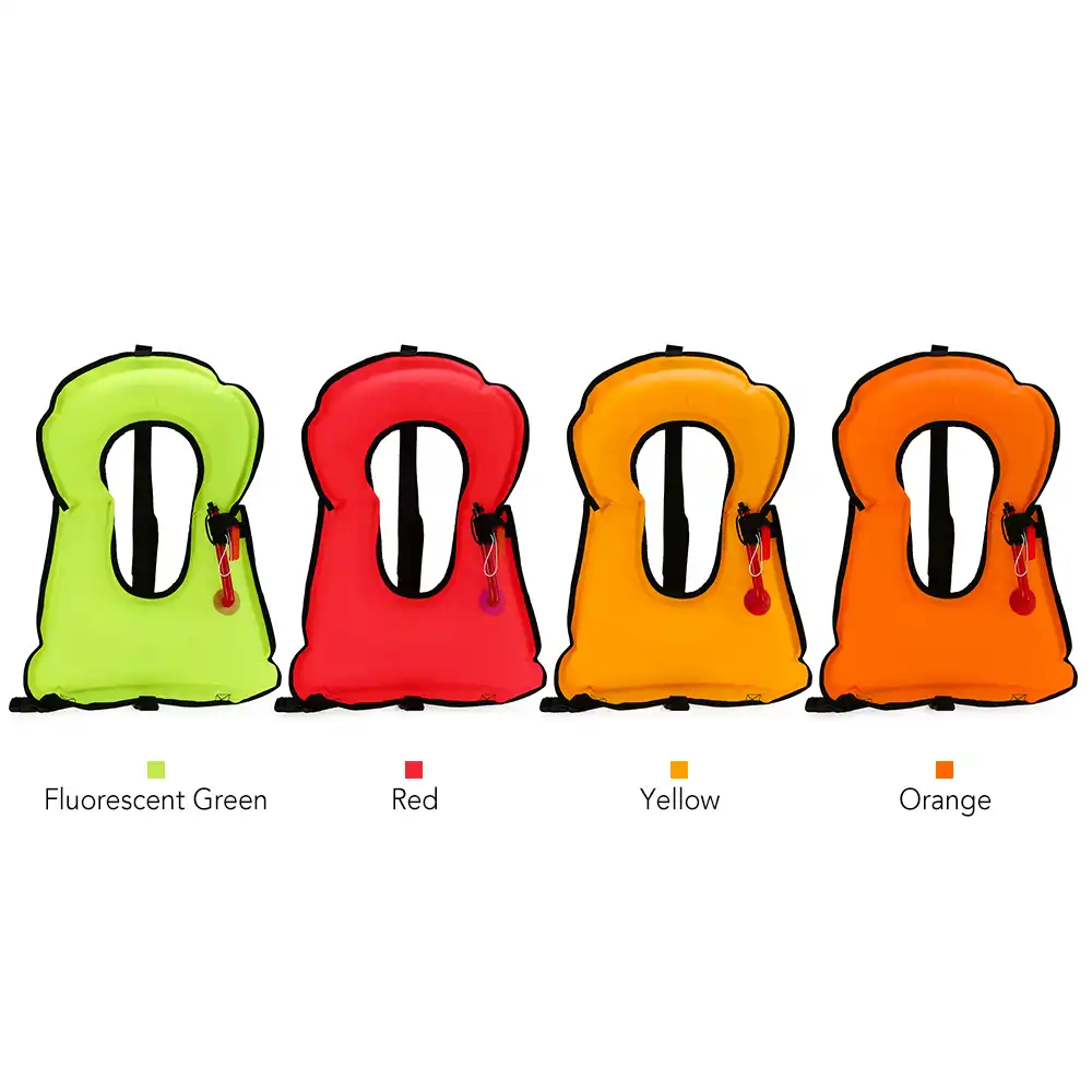 inflatable snorkel vest adult life jackets for snorkeling