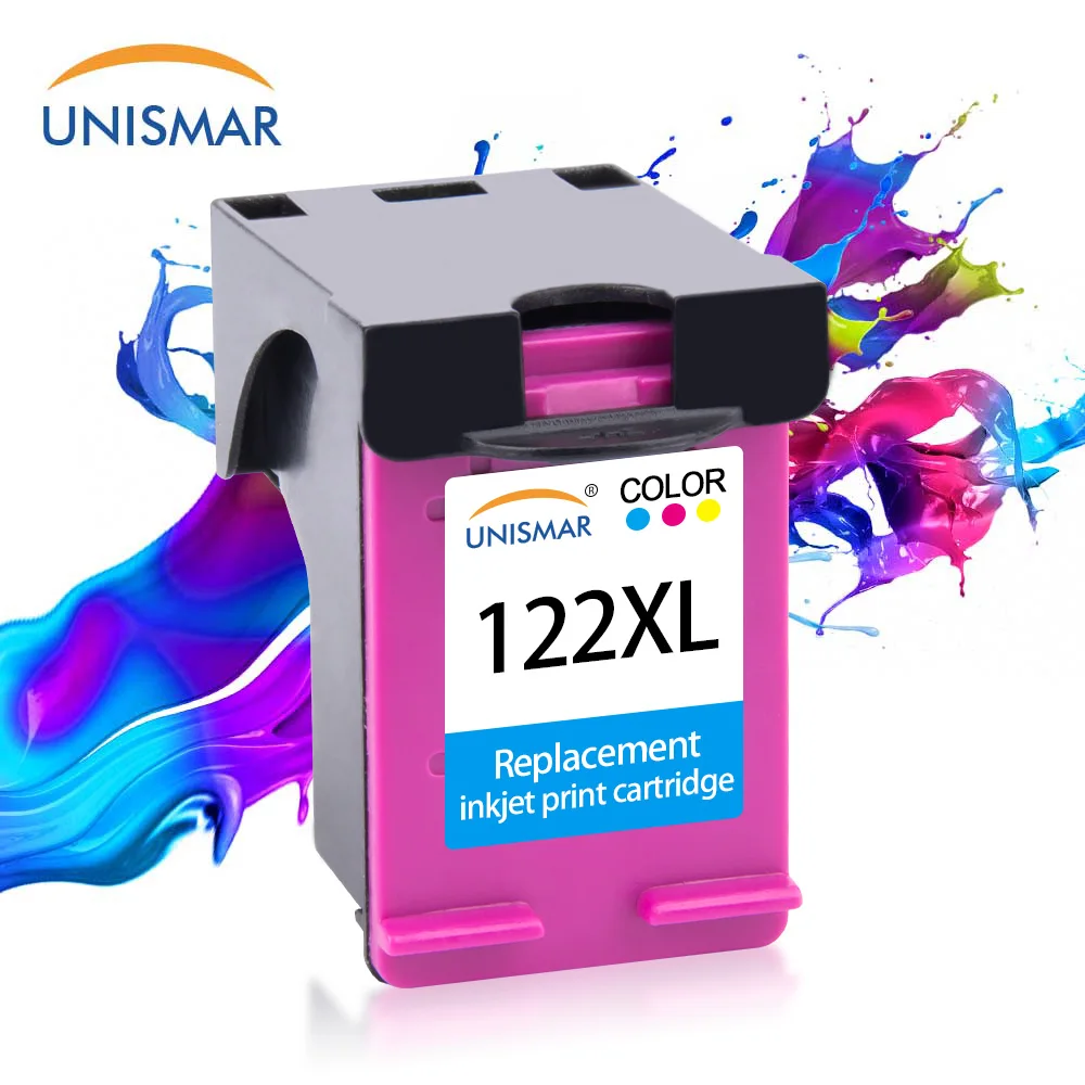 

Unismar 122XL Ink Cartridge Compatible for HP 122 XL Deskjet 1000 1510 2050 1000 1050 1050A 2000 2050 2050A 2540 3000 3050 3052