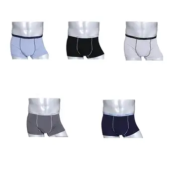 

Men's underwear 5pcs men's cotton underwear men's pure men's underwear shorts Boxer Shorts cotton solid color