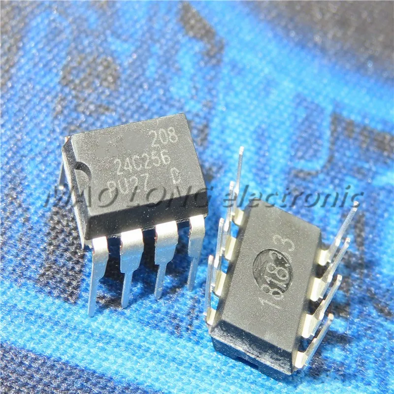 

10 шт./лот AT24C256 DIP-8 24C256 DIP8 AT24C256N DIP AT24C256-10PU-2.7 2-проводной последовательный EEPROM память в наличии новый оригинальный