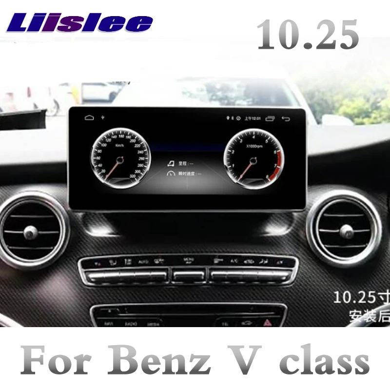 Для Mercedes Benz V Class Viano MB W447 2014 ~ 2019 NTG 10 25 дюймов Liislee автомобильный мультимедийный
