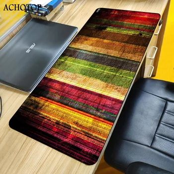 

Colourful Wood 80x30cm Rubber Super Large PC Mousepad Gamer Gaming Mouse Pads XL Desk Keyboard Mat for Computer Laptop