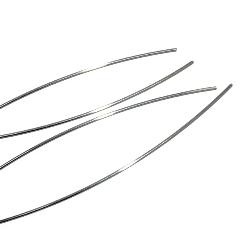 A2/304 Stainless Steel Spring Steel Wire 1/2/3/4/5Meters CS 0.4/0.5/0.6/0.7/0.8/1/1.2/1.3/1.5/1.8/2mm