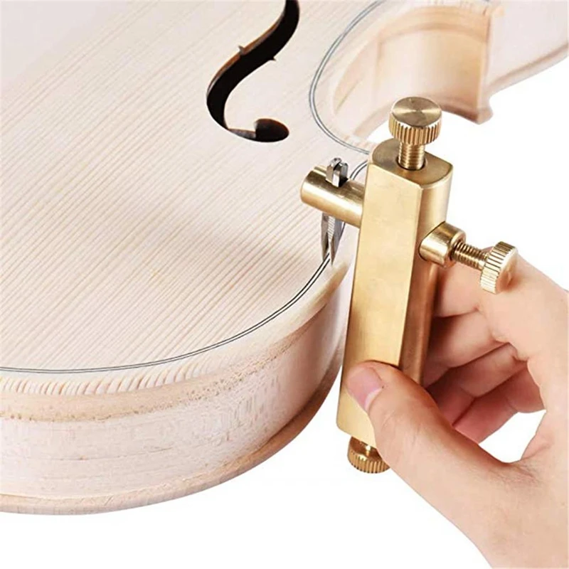 

Brass Purfling Tool Inlay Inlaid Carver Luthier Tool Adjustable Musical Instrument Accessories for Violin Making